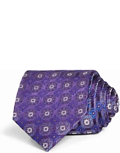 Baroque Silk Classic Tie In Medallion