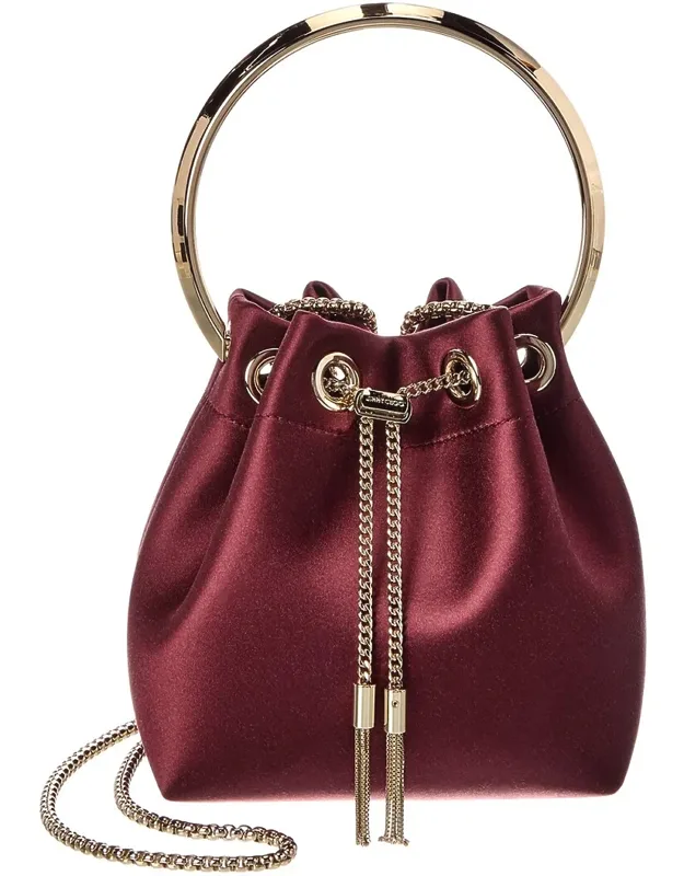 Bon Bon Satin Bucket Bag