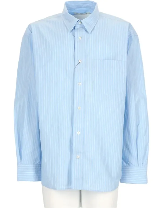 Striped Button-up Cotton Shirt