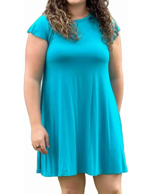 Flutter Sleeve Mini Dress