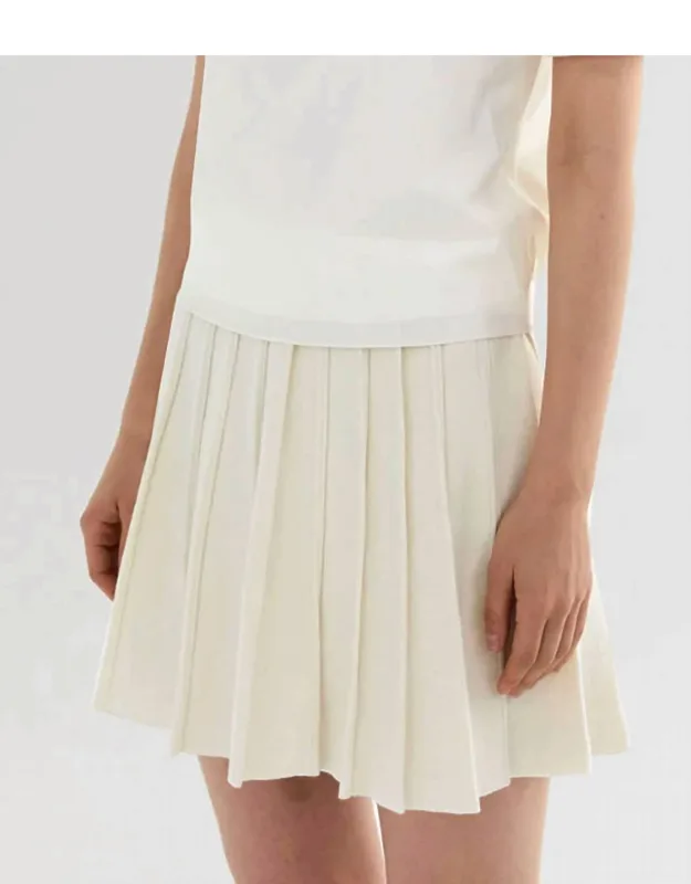 Golf French Wool Skirt