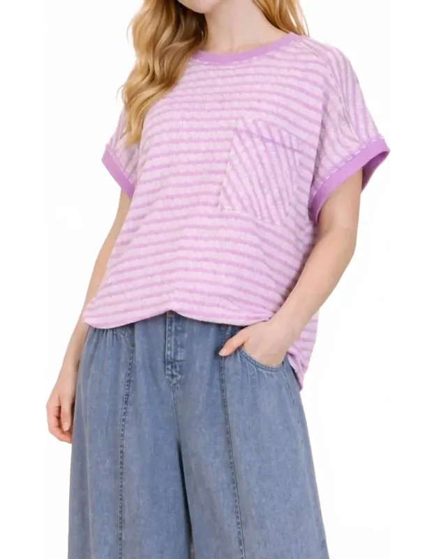 Jewel Striped Tee