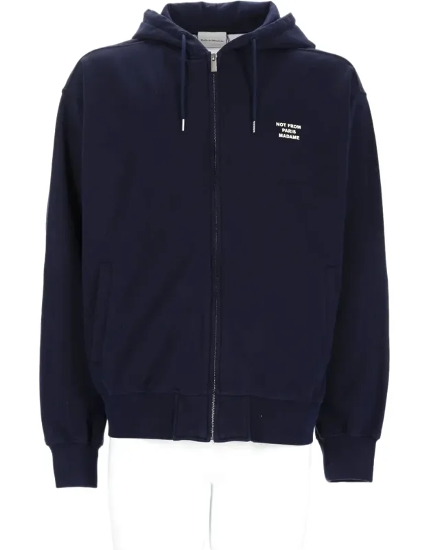Zip-up Hooded Hoodie
