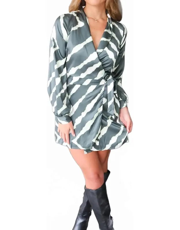 Satin Mini Dress