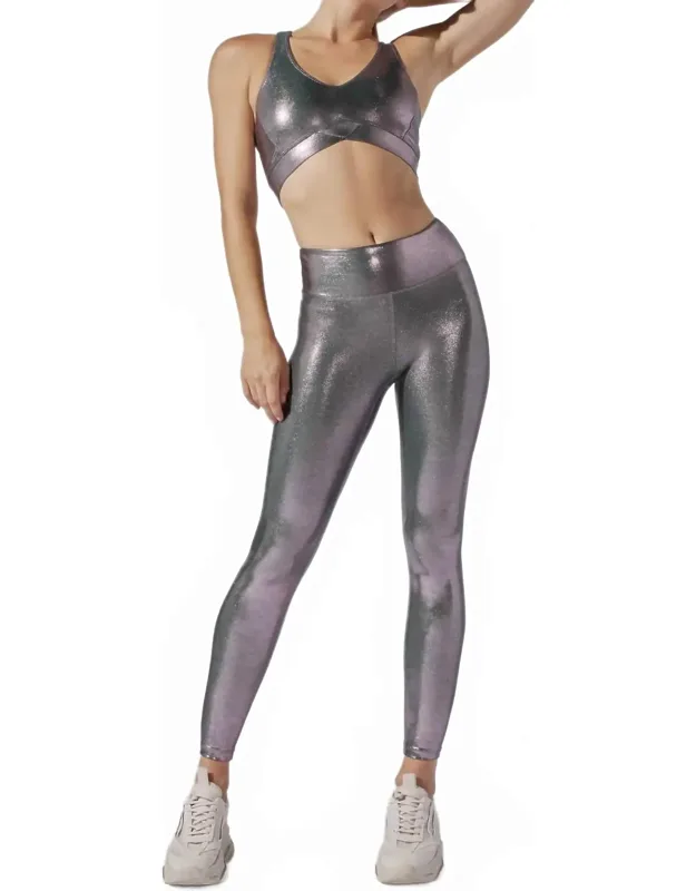 Metallic Performance Leggings