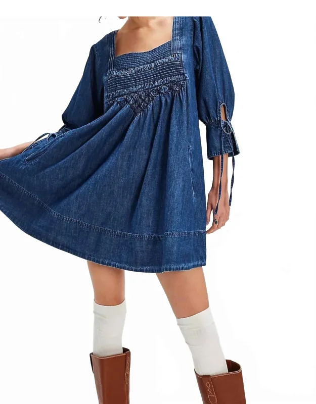Sonora Denim Mini Dress