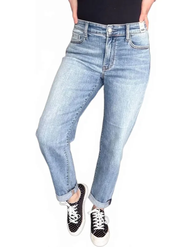Trinity Mid Rise Boyfriend Jeans
