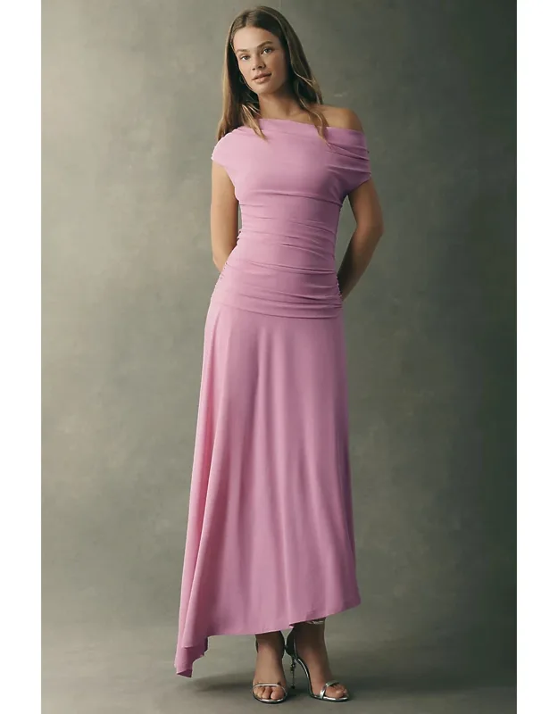 One-shoulder Maxi Dress