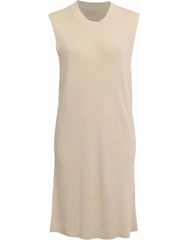 Knitted Sleeveless Midi Dress