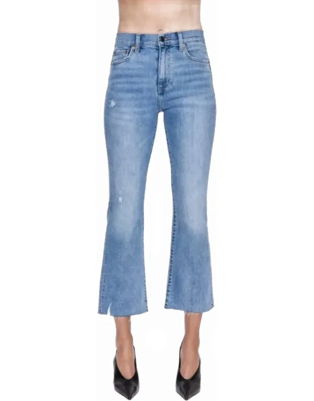 Lennon High Rise Crop Boot Cut Jeans