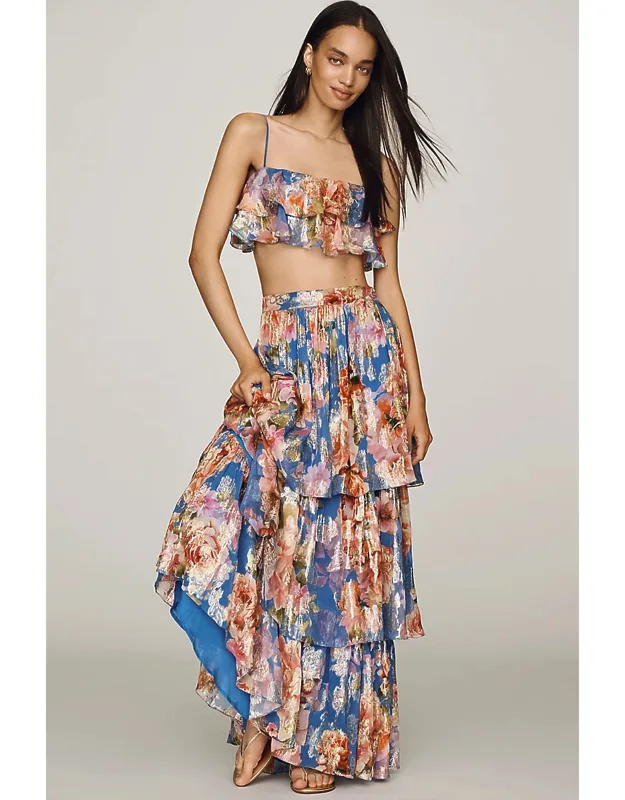 Tiered Maxi Skirt