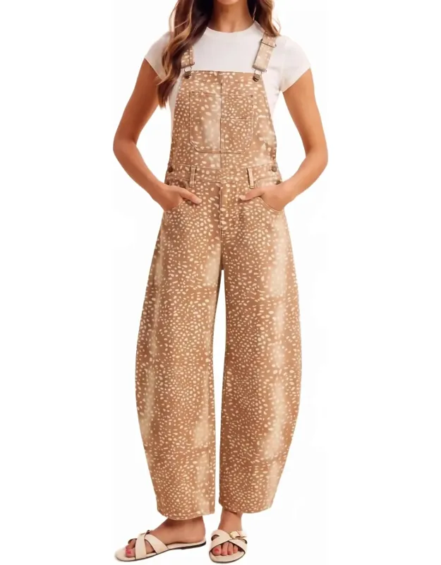 Barrel Jean Overalls