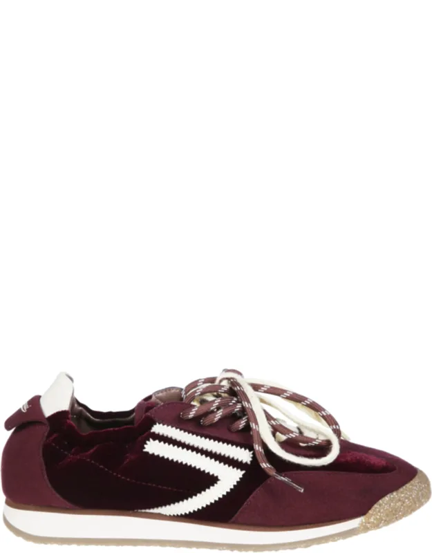 Panther Velvet Low-top Sneakers
