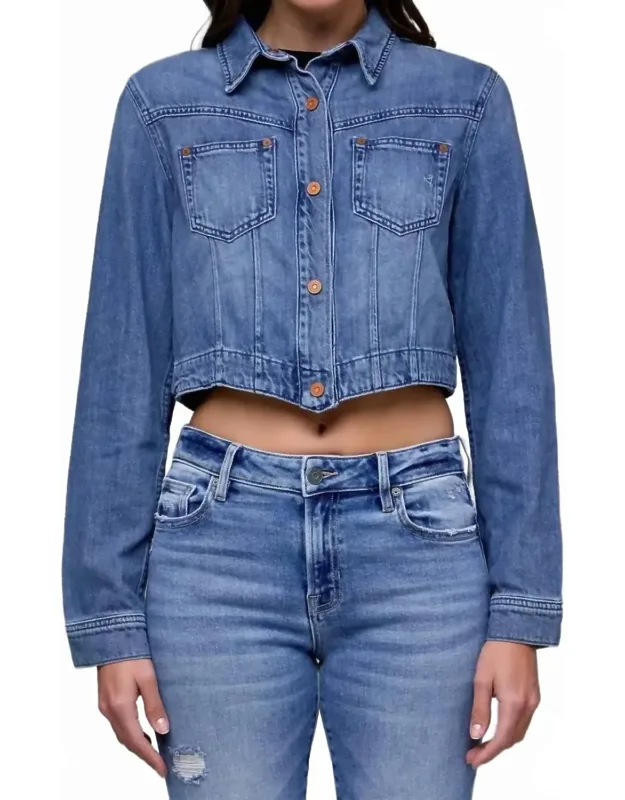 Cropped Denim Jacket