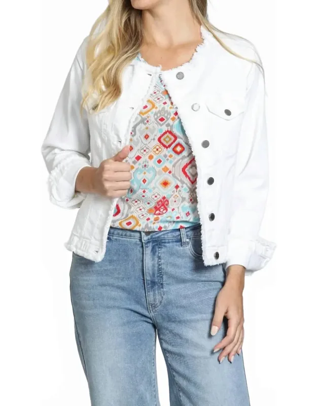 Frayed Denim Jacket