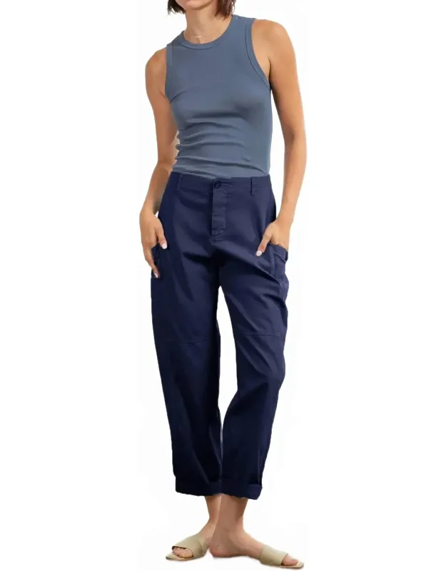 Washed Canvas Pants