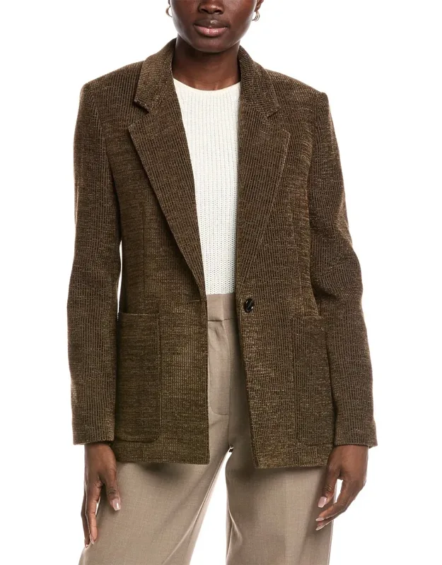 Wool-blend Blazer
