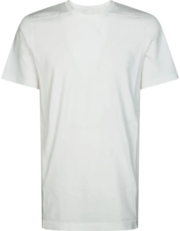 Level T Plain Crew Neck Short-sleeve Cotton T-shirt