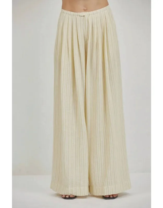 Relaxed Striped Pants