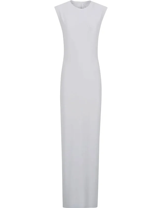 Sleeveless High Neck Maxi Dress