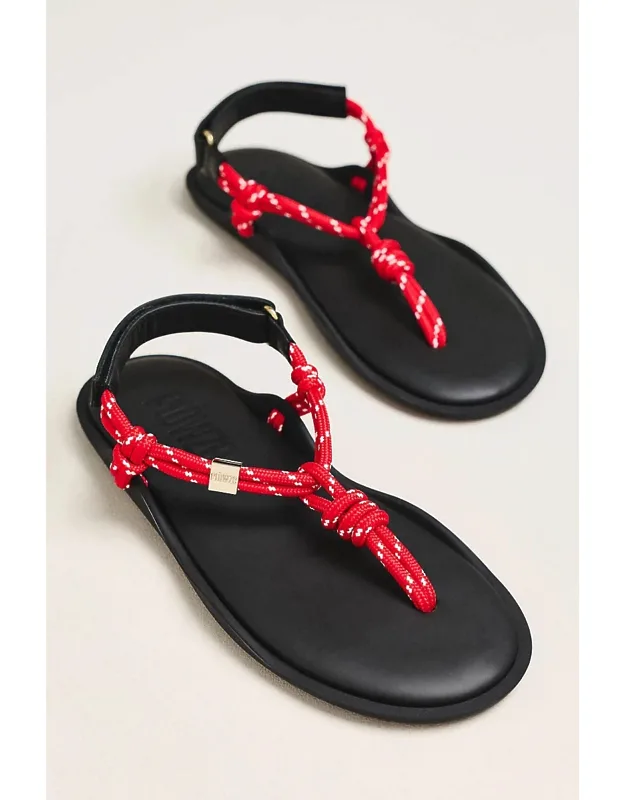 Knotted Rope Sandals