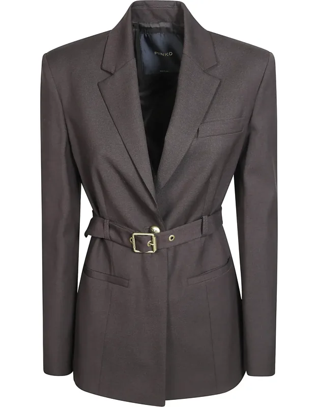 Belted Tailored Blazer
