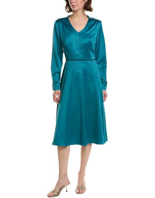 V-neck Midi Dress