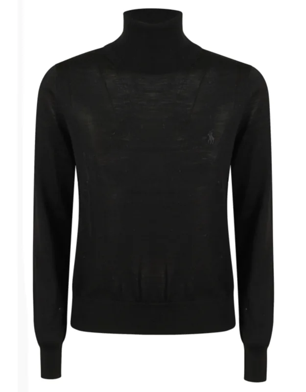 Long-sleeved Wool Turtleneck Sweater