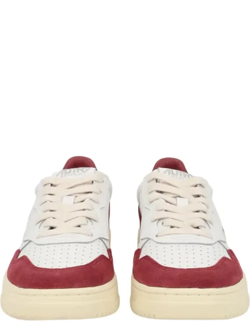 Medalist Low Suede Leather Sneakers