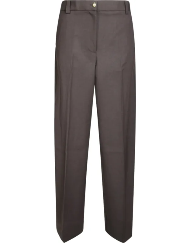 Diagonale Embossed Mid-rise Trousers