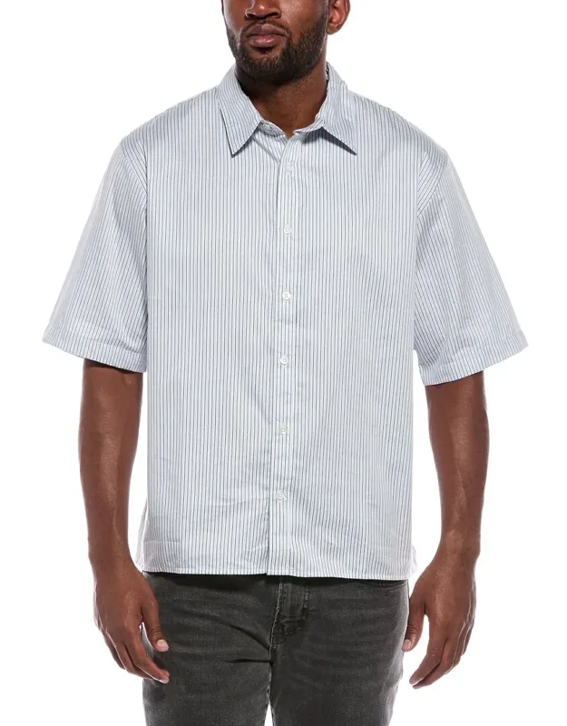 Striped Poplin Shirt
