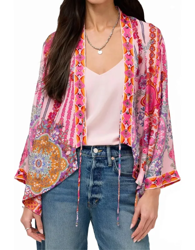 Neli Short Studded Kimono
