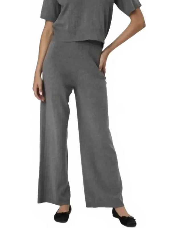 Knit Wide Leg Pants