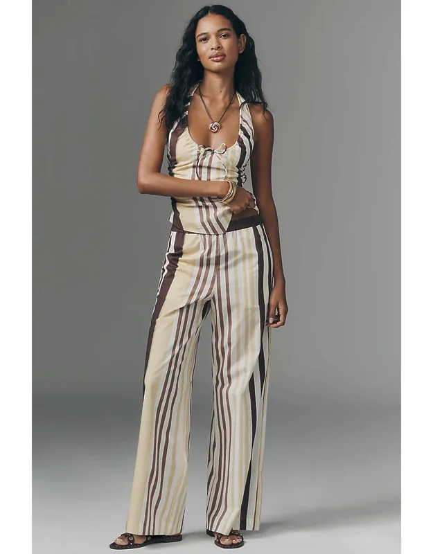Wide-leg Pull-on Pants