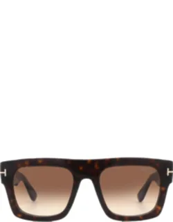 Fausto Gradient Browline Sunglasses Ft0711 52f