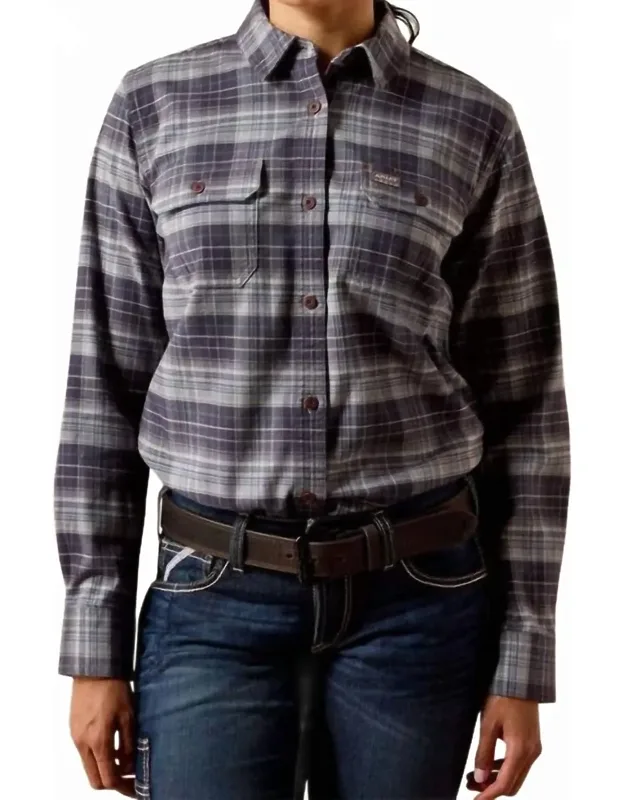 Rebar Durastretch Flannel Tunic Shirt