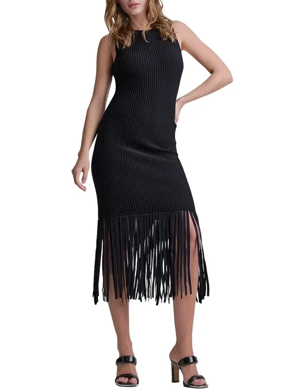 Fringe Sweaterdress