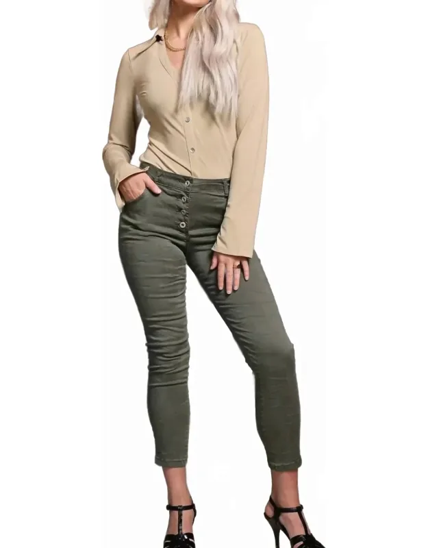 The Crinkled Button-fly Joggers
