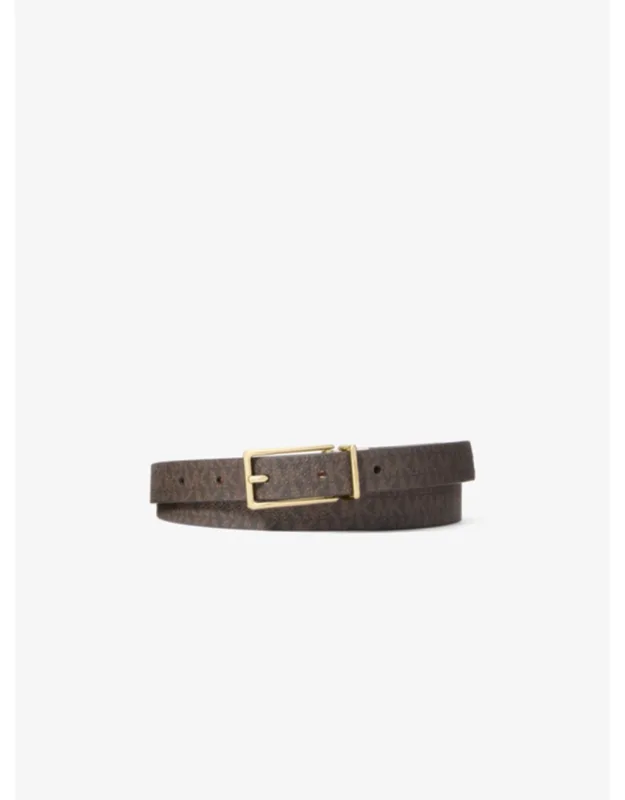 Reversible Signature Logo And Leather Belt