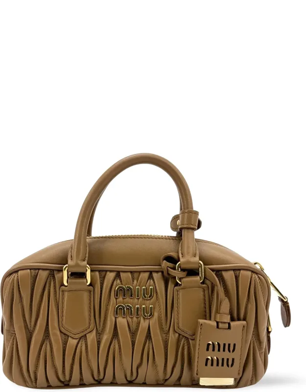 Arkadi Matelassé Napa Leather Bag