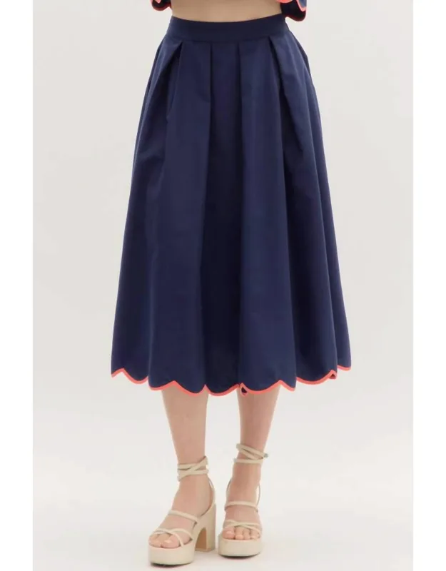 Totally Tulips Midi Skirt