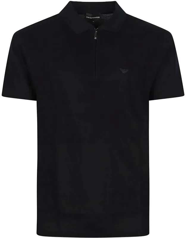 Half-zip Short-sleeve Polo Shirt