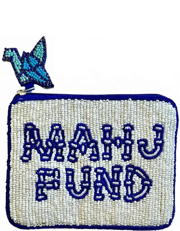 Beaded Mahjong Coin Purse