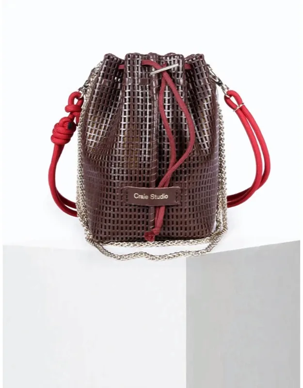 Bibi Perforated Lamb Leather Bag