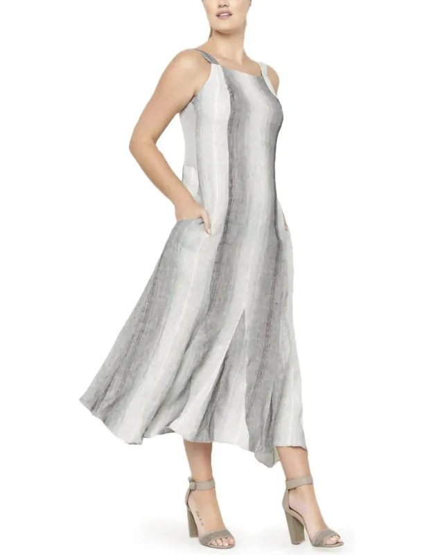 Linen Stripe Dress