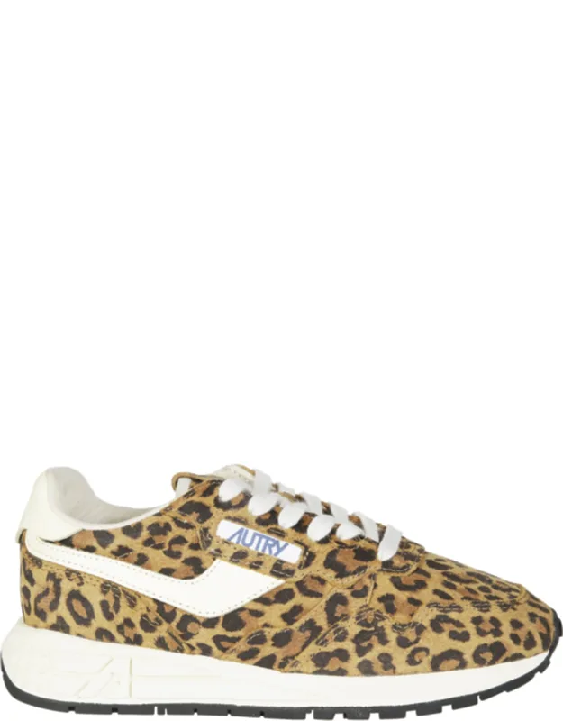 Reelwind Low Leopard Print Sneakers