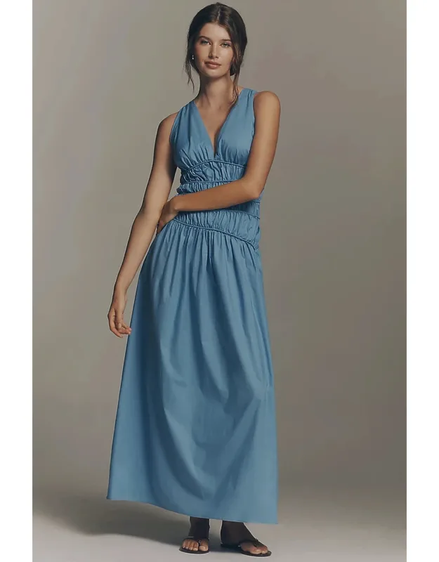 Saja Ruched Maxi Dress