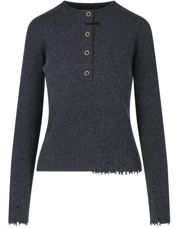 Ribbed Cashmere Sweater