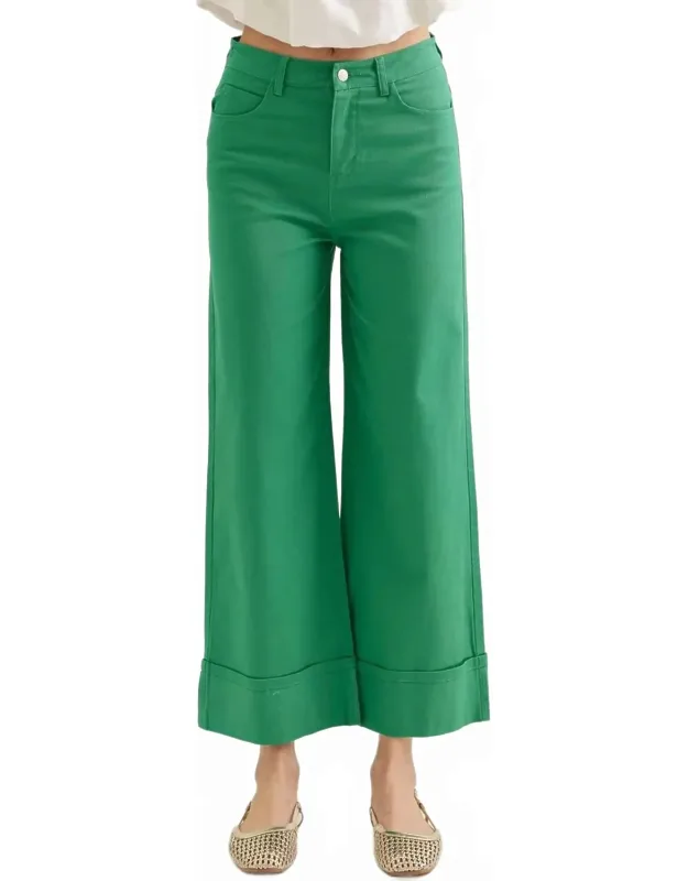 Lucky Clover Ankle Length Pants