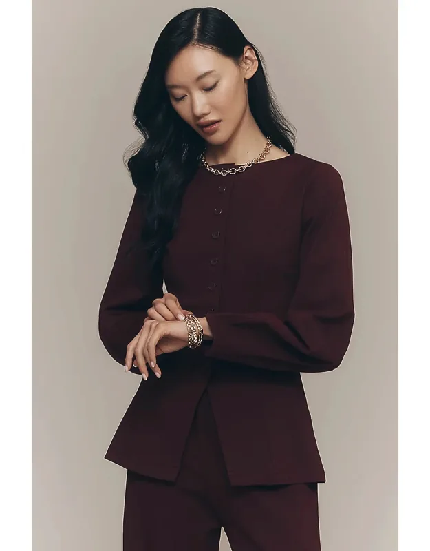 Ponte Blazer Top